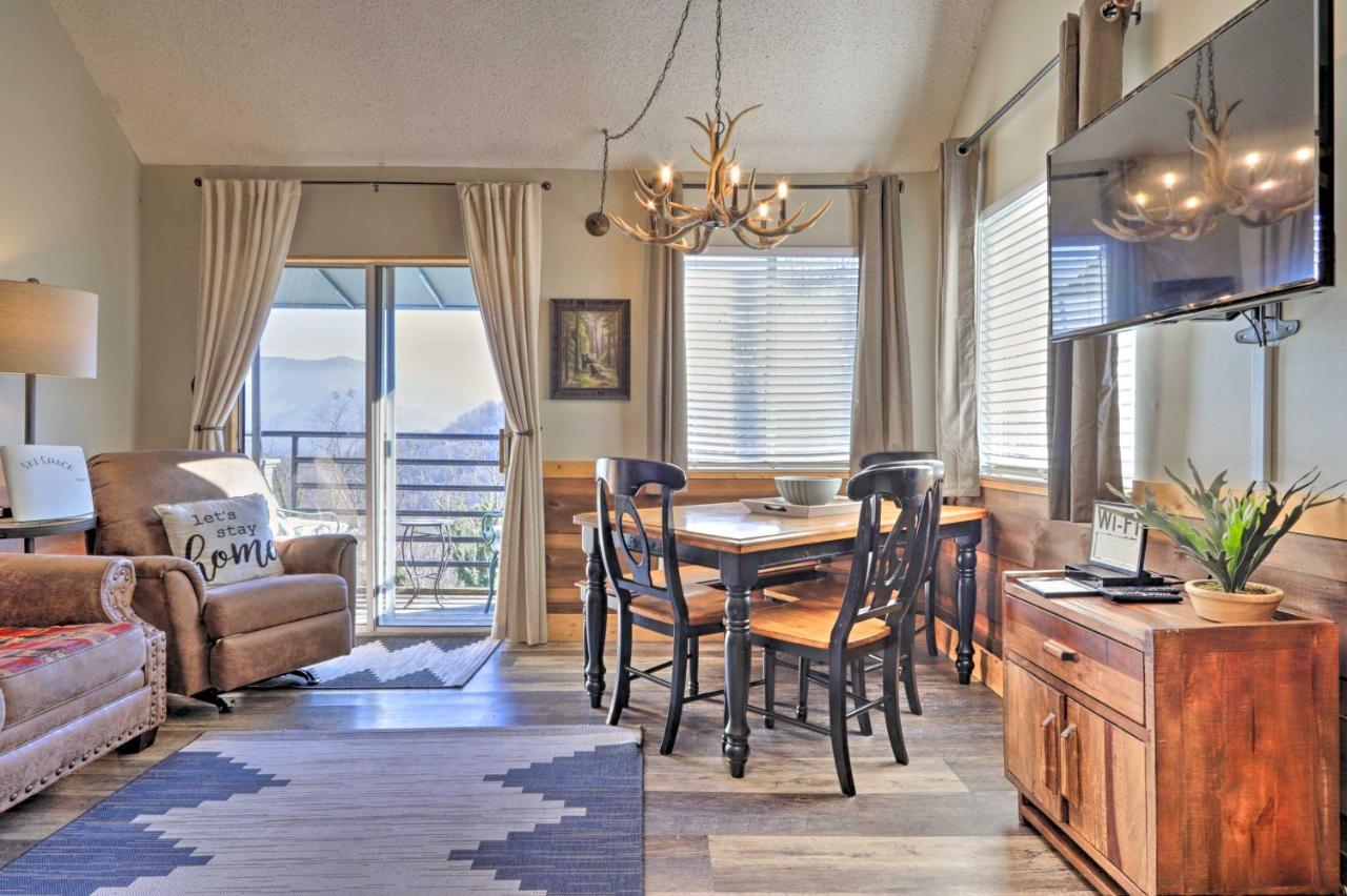 Unique Smokies Ski Shack With Mountain-Top View Gatlinburg Dış mekan fotoğraf